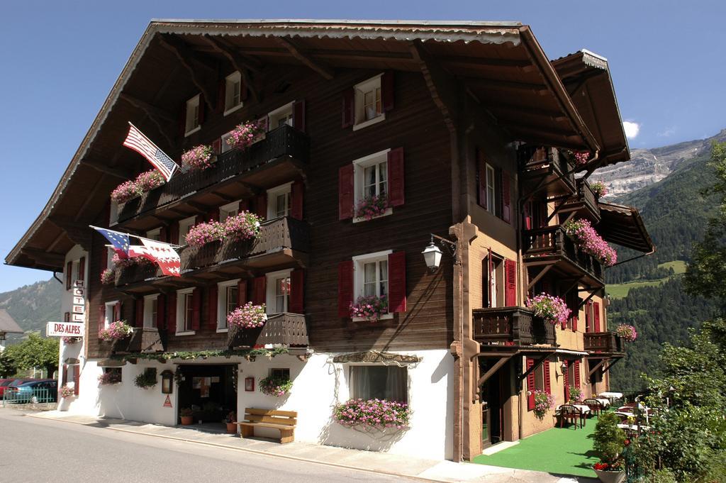 Hotel Des Alpes Champéry Exterior foto